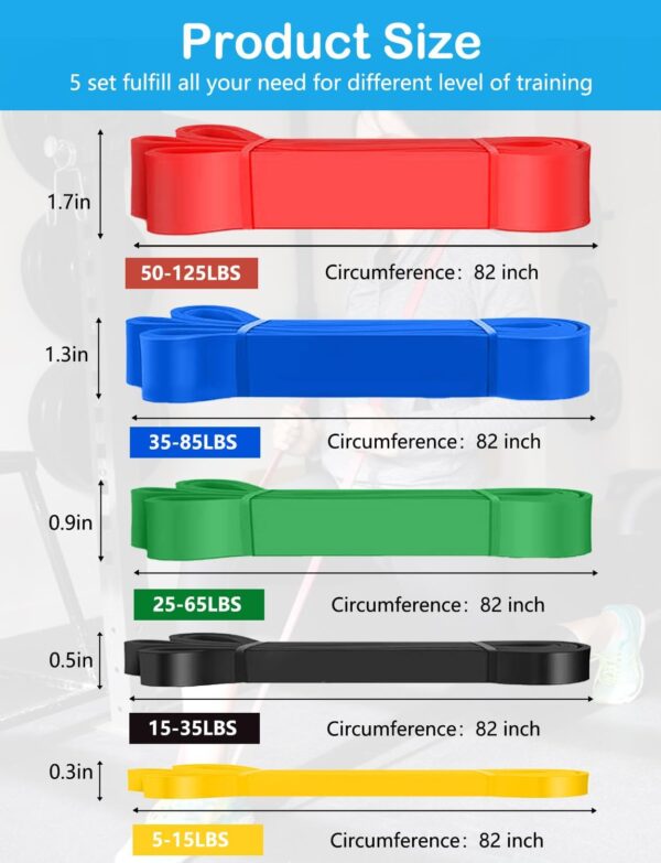 Pull Up Bands, Resistance Bands, Pull Up Assistance Ban... - Image 3