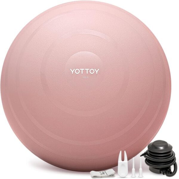 YOTTOY Anti-Burst Exercise Ball for Working Out, Yoga B... - Image 2