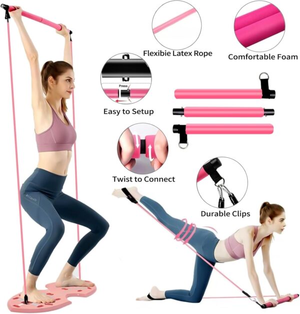 LALAHIGH Push Up Board, Portable Home Workout Equipment... - Image 4