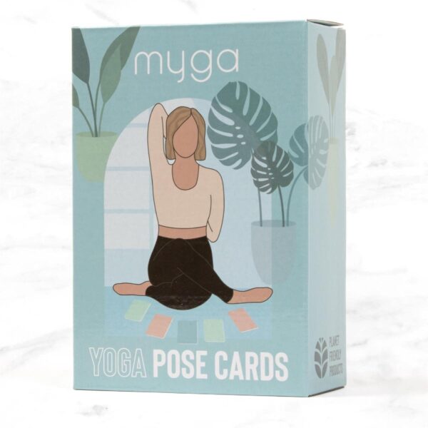 Myga Yoga Pose Cards - 70 Exercise Cards for Yoga, Fitn... - Image 8