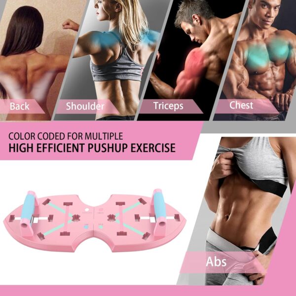 LALAHIGH Push Up Board, Portable Home Workout Equipment... - Image 3