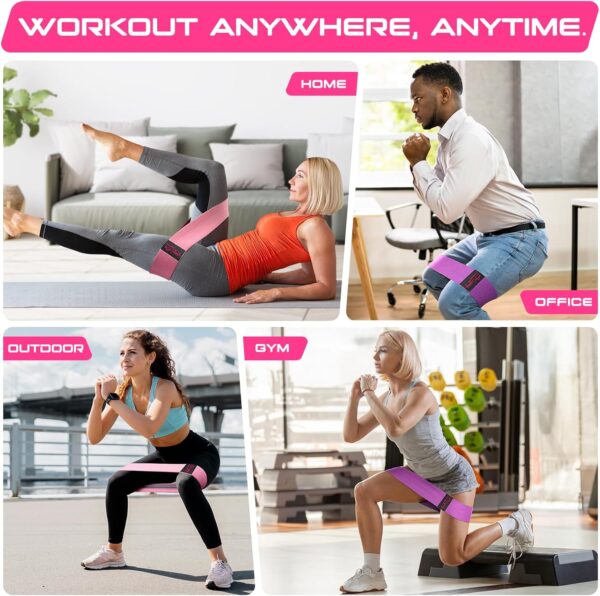 Fabric Resistance Bands for Working Out - Exercise Band... - Image 7