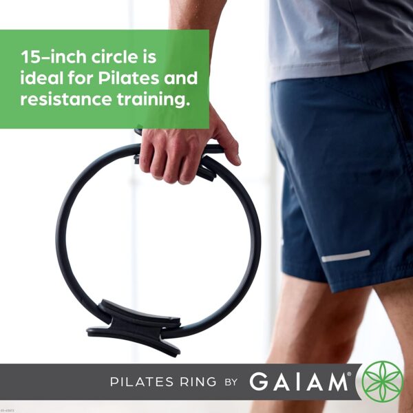 Gaiam Pilates Ring 15" Fitness Circle - Lightweight & D... - Image 4