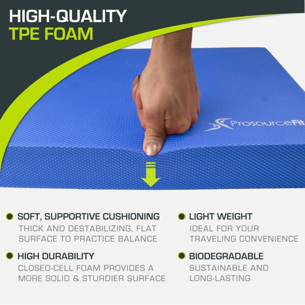 ProsourceFit Exercise Balance Pad – Non-Slip Cushioned ... - Image 5