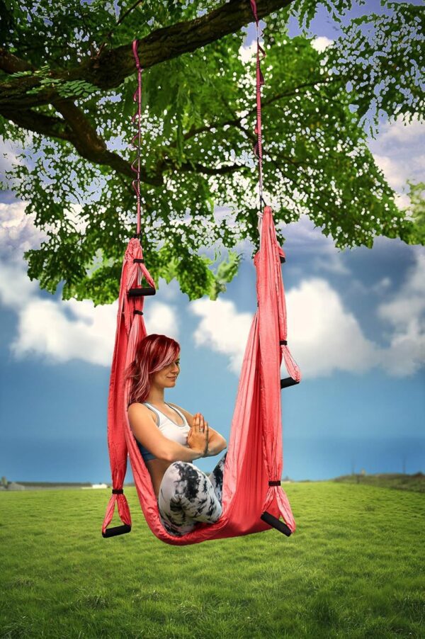 Aerial Yoga Swing Set - Yoga Hammock Hanging Swing - Ae... - Image 8