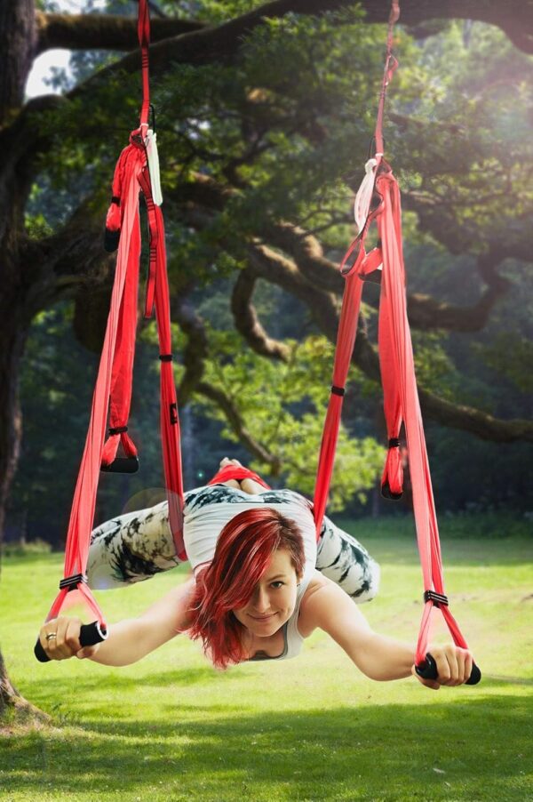 Aerial Yoga Swing Set - Yoga Hammock Hanging Swing - Ae... - Image 6