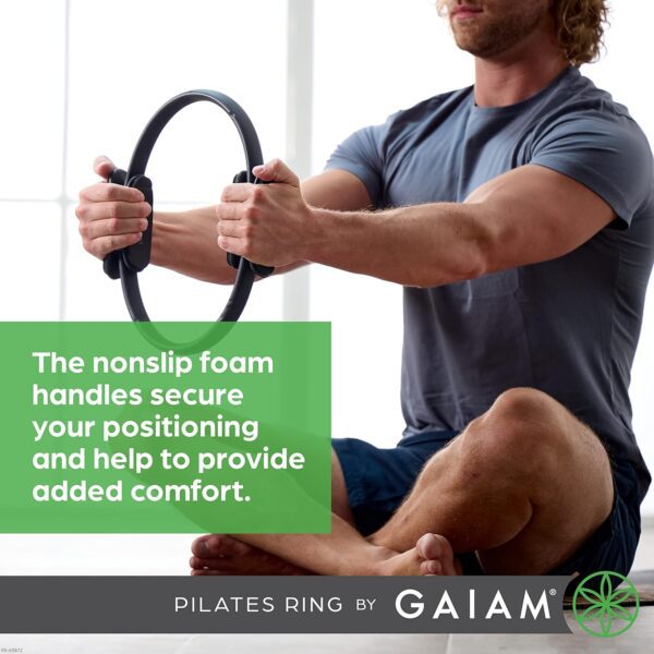 Gaiam Pilates Ring 15" Fitness Circle - Lightweight & D... - Image 5