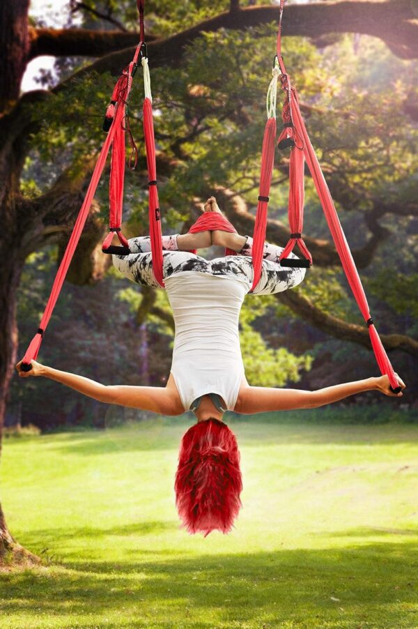 Aerial Yoga Swing Set - Yoga Hammock Hanging Swing - Ae... - Image 3