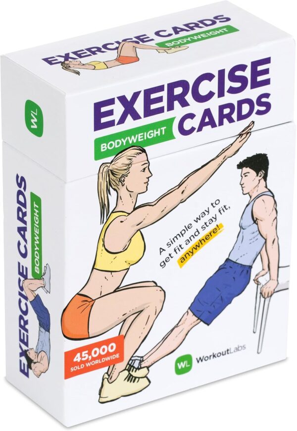 WorkoutLabs Exercise Cards: Bodyweight – Premium Home &... - Image 2