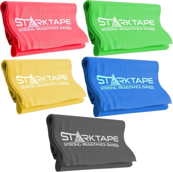 Resistance Bands Set. 3 or 5 Pack Non-Latex Physical Th... - Image 2