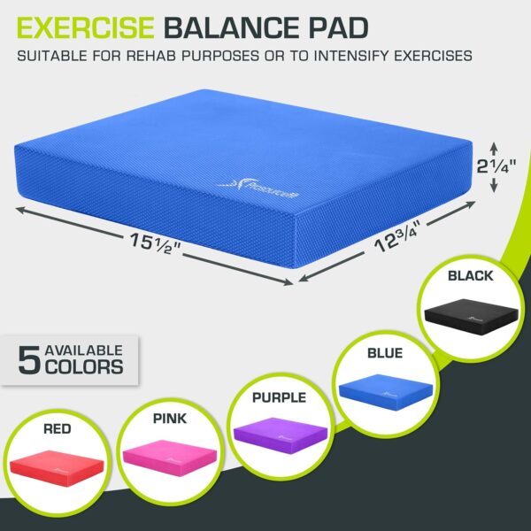 ProsourceFit Exercise Balance Pad – Non-Slip Cushioned ... - Image 4