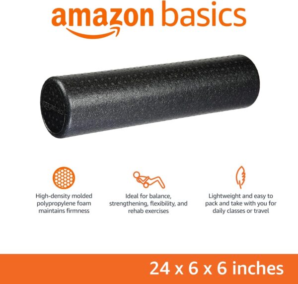 Amazon Basics High Density Foam Roller for Exercise and... - Image 3