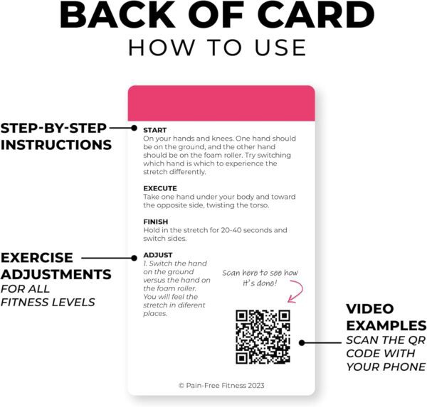 Exercise Flash Cards - Workout Cards Deck - Exercise Ca... - Image 4