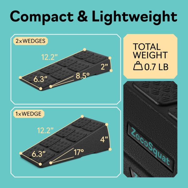 Squat Wedge - Squat Wedge Block 520 LBS Weight Capacity... - Image 7