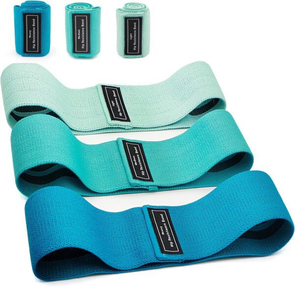 Resistance Bands Sets Portable Exercise Loops for Legs ... - Image 2